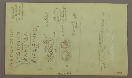 Desenho, Fachada do Parrelorium, 28 de abril de 1868
