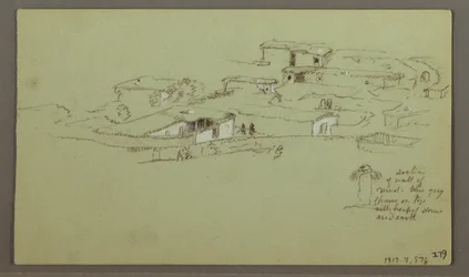 Desenho, Flat Rocky hill, 4 de maio de 1868