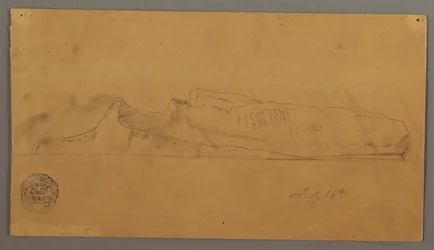 Desenho, Icebergue flutuante, 16 de julho de 1859