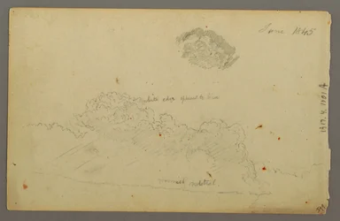 Desenho, cordilheiras, 1844