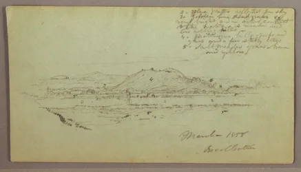 Desenho, Colinas, Rio, março de 1858