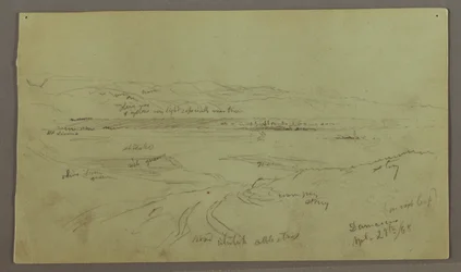 Desenho, Hills and Plains, 29 de abril de 1868
