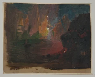 Desenho, Fantasia de icebergue, cerca de 1859