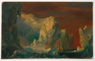 Desenho, Fantasia de icebergue, provavelmente 1859