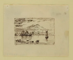 Desenho, Paisagem Imaginária, ca. 1850