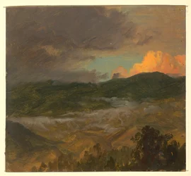 Desenho, Paisagem, 1865