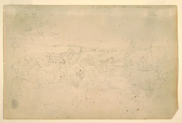 Desenho, Paisagem, julho de 1844