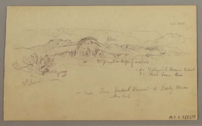 Desenho, Mountain Peaks, 22 de fevereiro de 1868