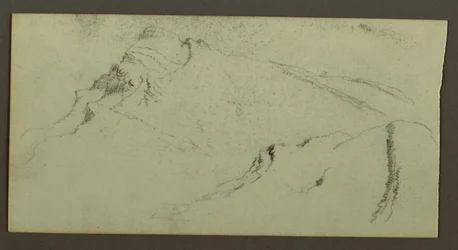 Desenho, Picos de Montanha, possivelmente 1868