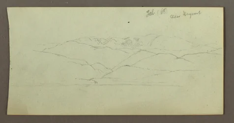 Desenho, Cordilheira, fevereiro de 1868