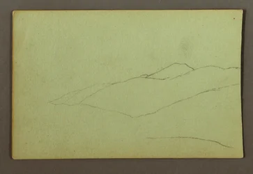 Desenho, Cume da Montanha, possivelmente 1856