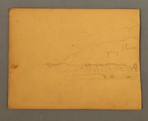 Desenho, Montanhas, possivelmente 1856