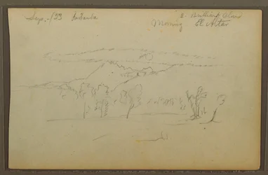 Desenho, Monte Altar, Riobama, Equador, setembro de 1853