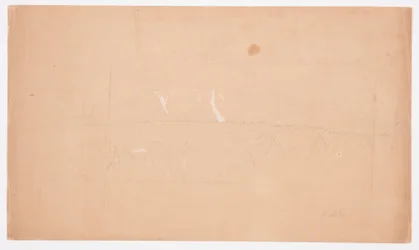Desenho, Monte Katahdin, a partir do Lago Katahdin, Maine, 1852