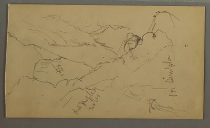 Desenho, Vale estreito, 1868