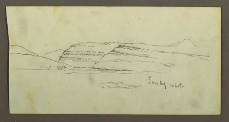 Desenho, Planície e Cordilheira, possivelmente 1868