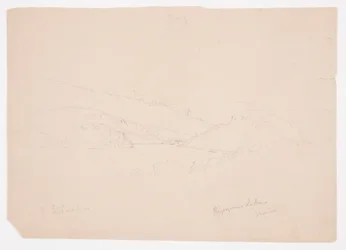 Desenho, Lago Ripogenus, ca. 1855