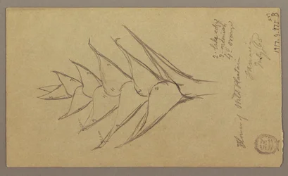 Desenho, Paisagem marítima, 29 de abril de 1865