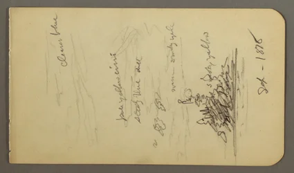 Desenho, Céu sobre a Irlanda, 1878