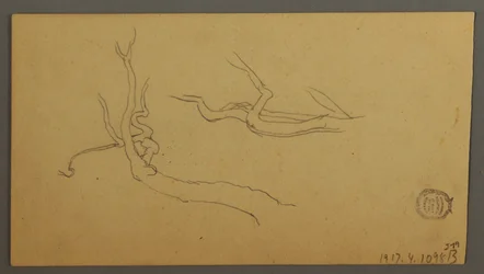 Desenho, Estudo do céu sobre o cume e o arco-íris, julho de 1866