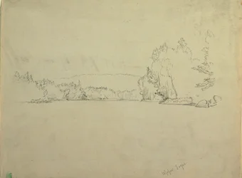 Desenho, Lago Upper Togue, ca. 1885