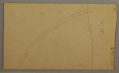 Desenho, Valley, arco-íris, possivelmente 1865-66