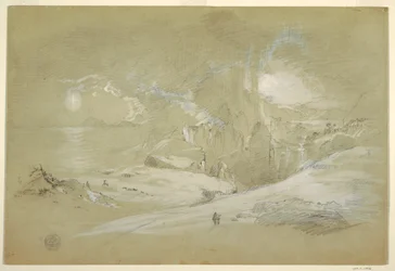 Desenho, Visão da Cruz, Paisagem com um Fenómeno, setembro de 1868
