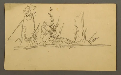 Desenho, Ilha arborizada, possivelmente 1877