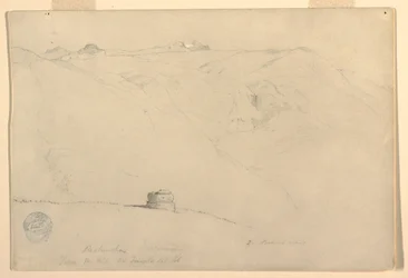 Pichincha, Manhã, do Templo do Sol, Quito, Equador, junho de 1857