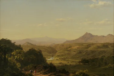 Cena entre os Andes, 1854