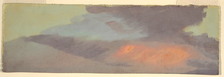 Estudo da nuvem do pôr do sol
