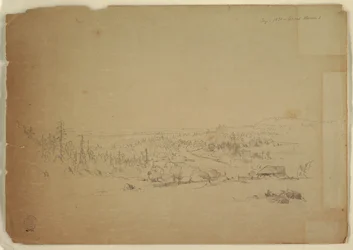 Vista de Grand Manan Island, Canadá, para o mar