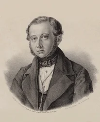 Retrato do violinista e compositor Thomas Tagesbeck 1799-1867, 1837-1838.