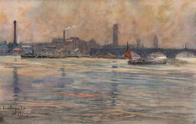 The Thames, Londres, c1893