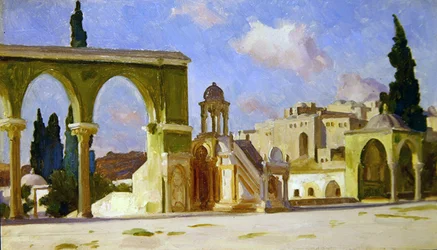 El Haram, Jerusalém (óleo sobre painel)