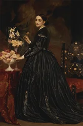 Sra. James Guthrie [1866, Royal Academy of Arts, Londres, catálogo da exposição]