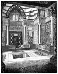 Salão árabe, c1880-1882