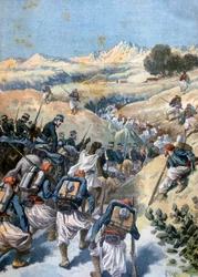 Batalha com os bandidos, Argélia, 1892