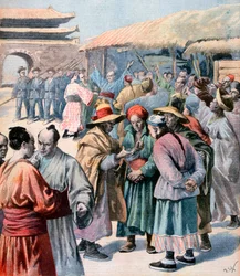Perturbações em Seul, Coréia, 1894