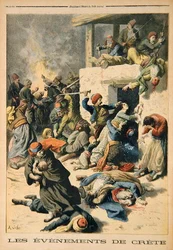 Eventos de Creta, do "Le Petit Journal", 26 de julho de 1896