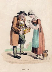 O mundo de Pedler Ackermann em miniatura, de 1820