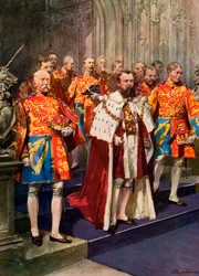 Oficiais do Colégio de Arautos, cerimónia de coroação