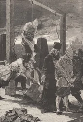 A execução de Alexander Kvyatkovsky e Andrey Presnyakov em 16 de novembro de 1880.
