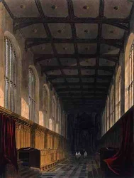 Interior da Capela do Trinity College, Cambridge, de 