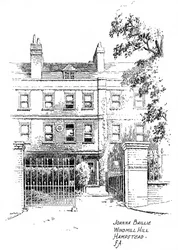Casa de Joanna Baillies, Windmill Hill, Hampstead, Londres, 1912