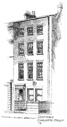 Casa de John Constables, Charlotte Street, Bloomsbury, Londres, 1912