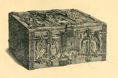 Caixão, c1400, 1881.