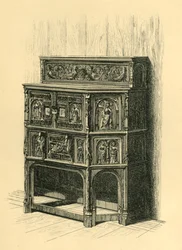 Armário de carvalho, final do século XV, 1881.