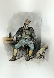 Bill Sykes e o seu cão, de "Charles Dickens": A Gossip about his Life