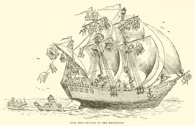 Imagem fidedigna do Mayflower